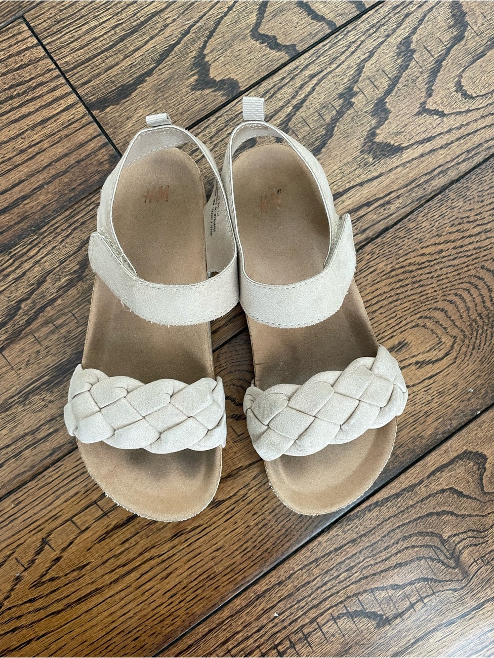H&M Tan Braided-Style Kids Sandals